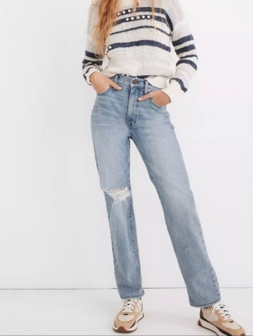 MADEWELL THE PERFECT VINTAGE STRAIGHT JEANS